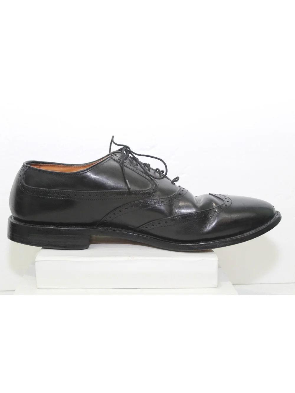 Allen Edmonds Birmingham Black Leather Oxford WingTip Dress Shoes Mens Sz 11.5 D